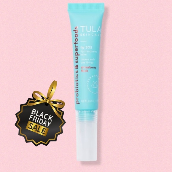 TULA SKINCARE LIP SOS LIP BALM IN STRAWBERRY FLUSH. New in box - Picture 1 of 5